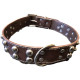 Leatherette collar 3.5x63cm for cats