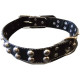 Leatherette collar 3.5x63cm for cats