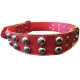 Leatherette collar 3.5x63cm for cats