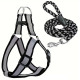 Nylon guides for dogs Reflective nylon harness with 25-40cm leash