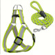Nylon guides for dogs Reflective nylon harness with 25-40cm leash