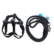 Nylonové vodítka pre psov Nylonový vzorovaný postroj s vodítkom 30-45cm