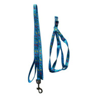 Nylon guides for dogs Nylon harness Bones with leash 25-38cm