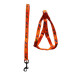 Nylon guides for dogs Nylon harness Bones with leash 25-38cm