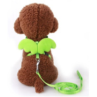 Nylon guides for dogs Nylon harness Wings with leash 21-35cm