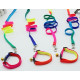 Nylon guides for dogs Nylon rainbow collar with a 35cm leash