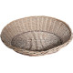 Plastic and wicker basket for dog Wicker bed 42x33cm