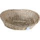 Plastic and wicker basket for dog Wicker bed 47x34cm
