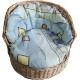 Plastic and wicker basket for dog Wicker bed with pillow 58x58cm