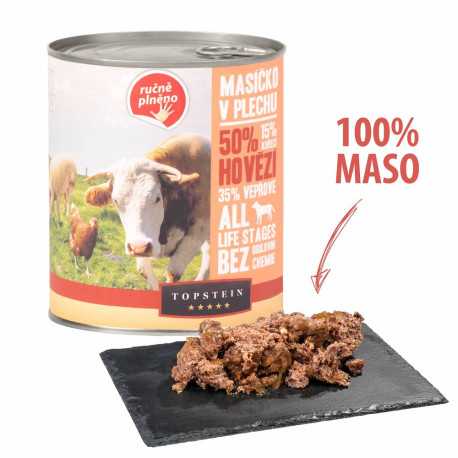 Topstein & FarmFresh Topstein canned meat in a tin, beef 800 g